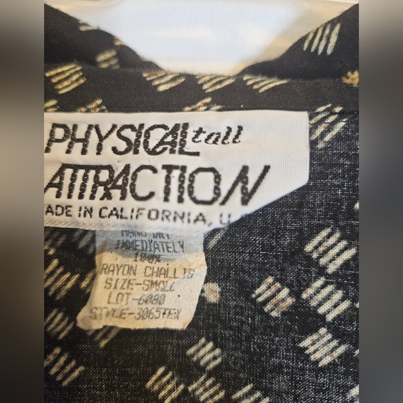 Physical Attraction 2pc Matching Pant Set Size S Tall Black & Cream #W-624 - Picture 4 of 15